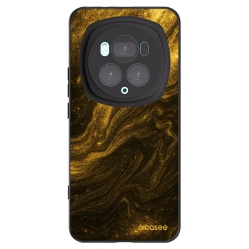 Picasee silikonski črni ovitek za Honor Magic6 Pro - Black