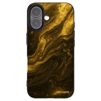 Picasee silikonski črni ovitek za Apple iPhone 16 - Black
