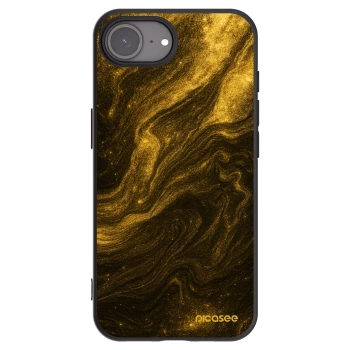 Picasee silikonski črni ovitek za Apple iPhone 16e - Black