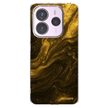 Picasee silikonski prozorni ovitek za Xiaomi Redmi Note 14 5G - Black
