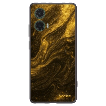 Picasee silikonski črni ovitek za Motorola Moto G35 5G - Black