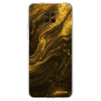 Picasee silikonski prozorni ovitek za Xiaomi Redmi Note 9 Pro - Black