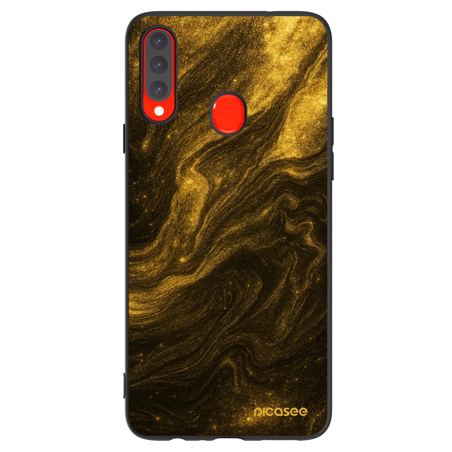 Picasee silikonski črni ovitek za Samsung Galaxy A20s - Black