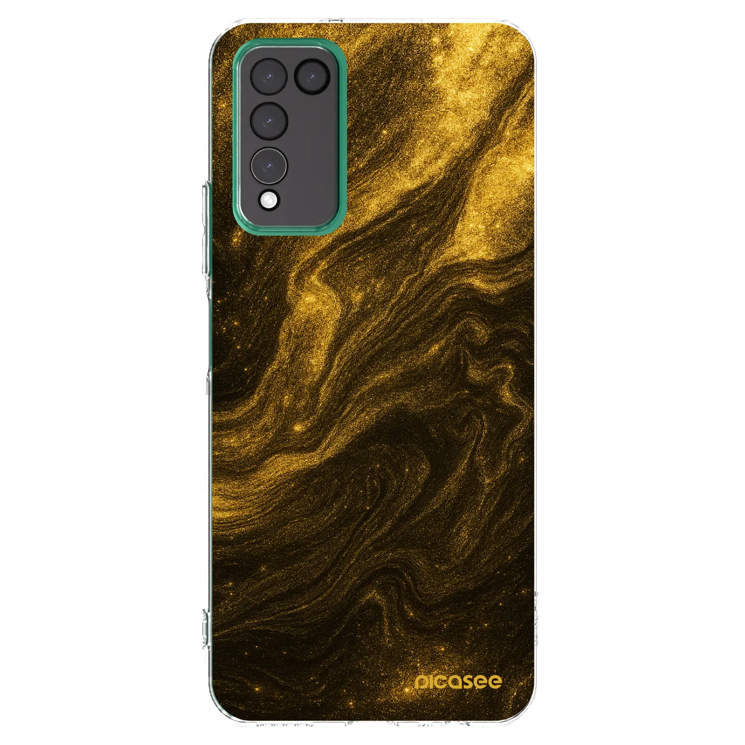 Picasee silikonski prozorni ovitek za Honor 10X Lite - Black