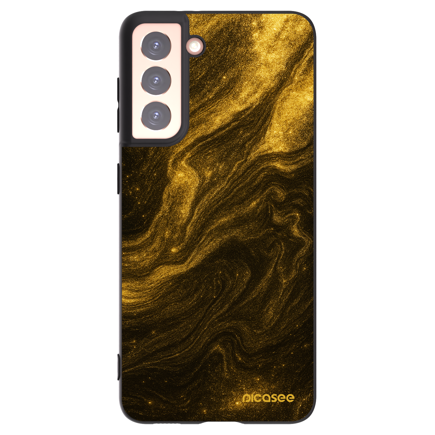 Picasee silikonski črni ovitek za Samsung Galaxy S21 5G G991B - Black