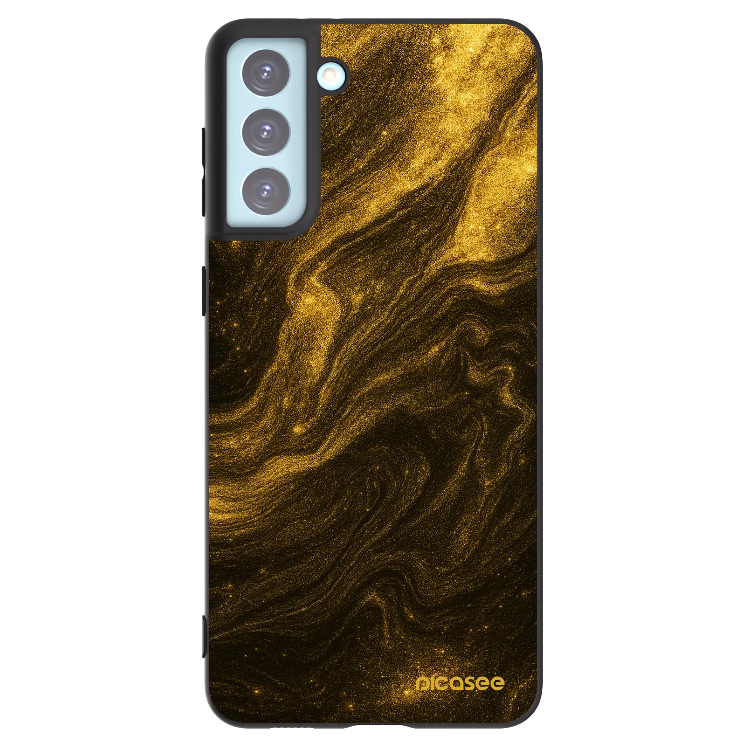 Picasee silikonski črni ovitek za Samsung Galaxy S21+ 5G G996F - Black