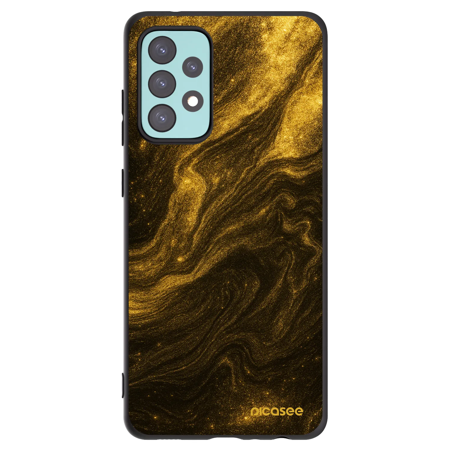 Picasee silikonski črni ovitek za Samsung Galaxy A72 A725F - Black