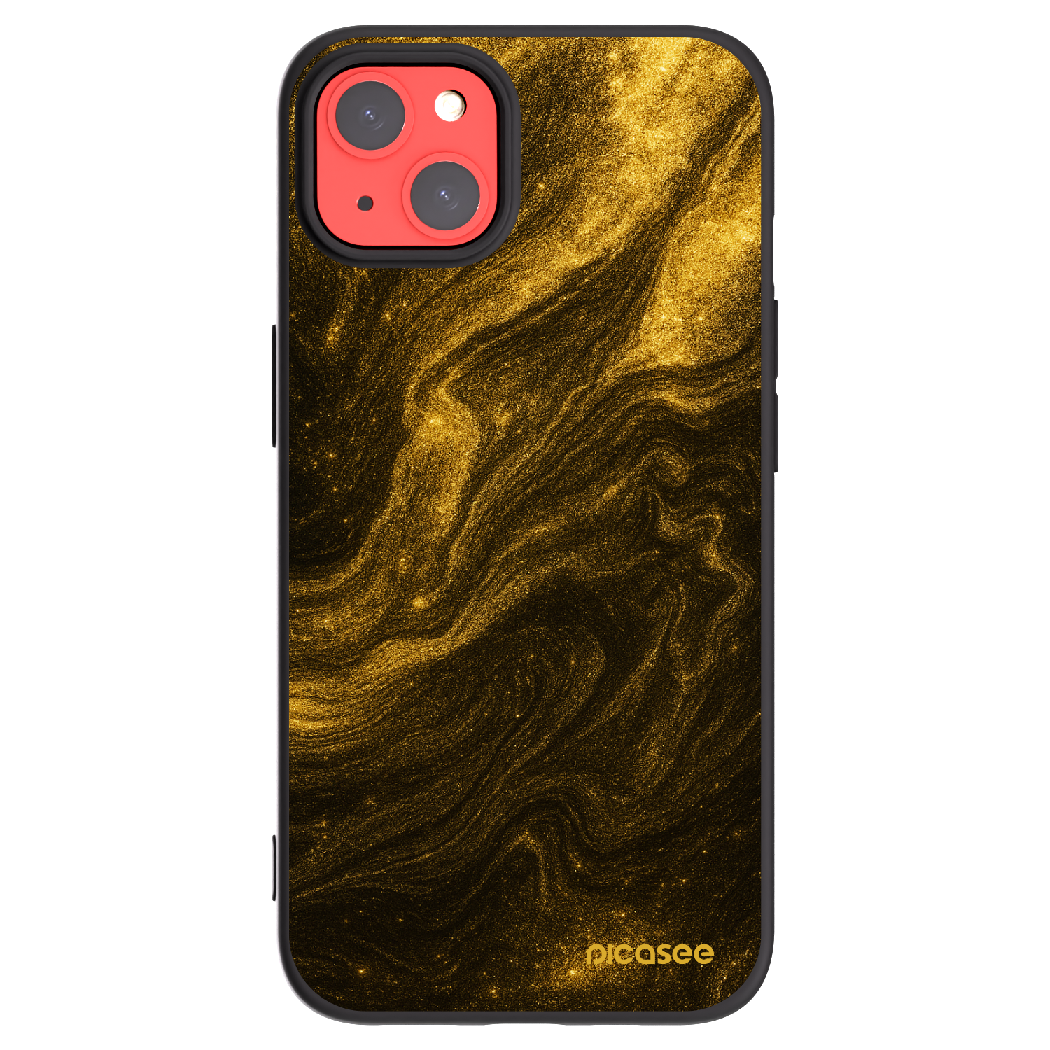 Picasee silikonski črni ovitek za Apple iPhone 13 - Black