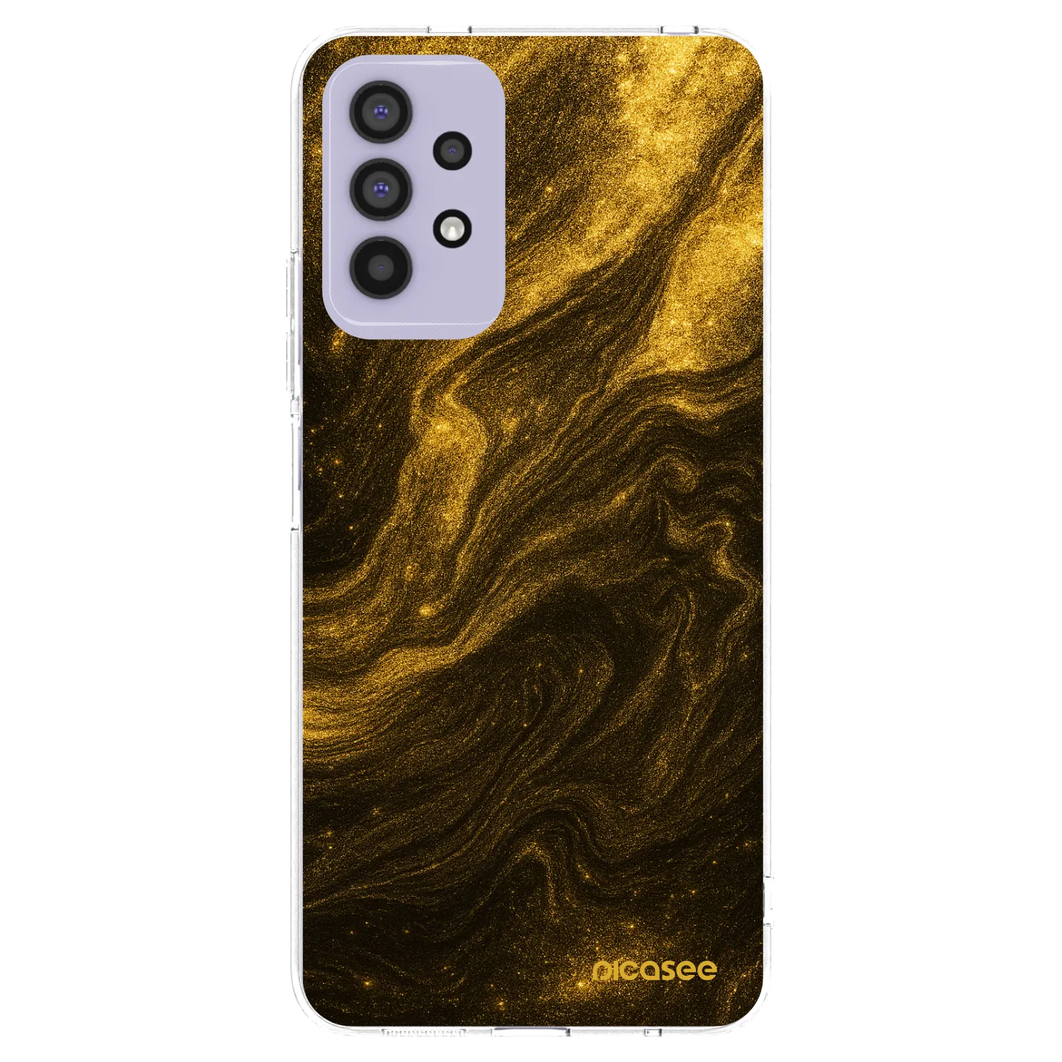 Picasee silikonski prozorni ovitek za Samsung Galaxy A32 4G SM-A325F - Black