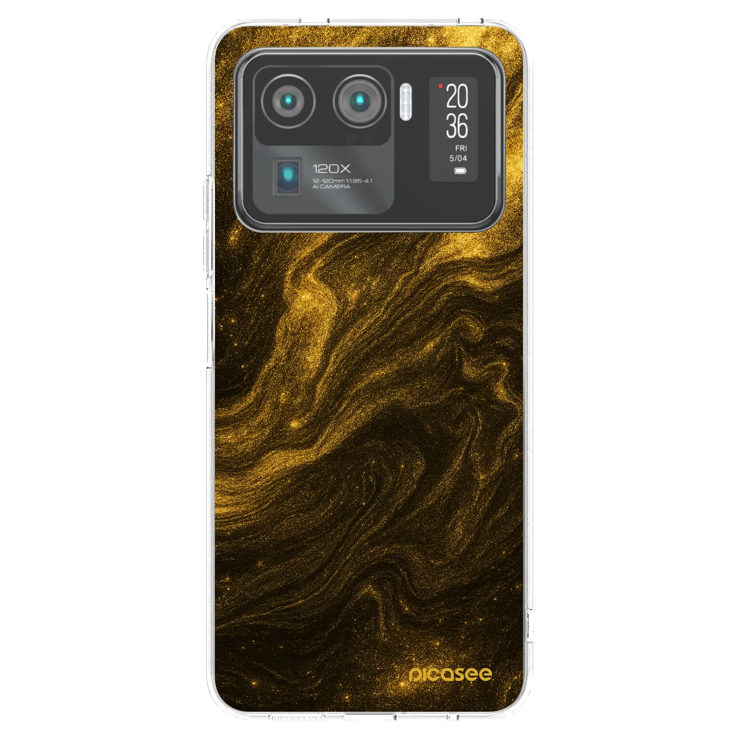 Picasee silikonski prozorni ovitek za Xiaomi Mi 11 Ultra - Black