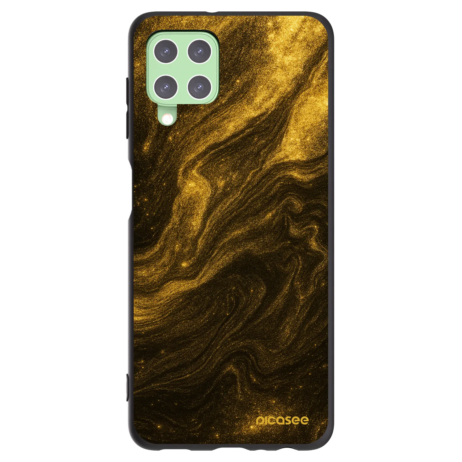 Picasee silikonski črni ovitek za Samsung Galaxy A22 A225F 4G - Black