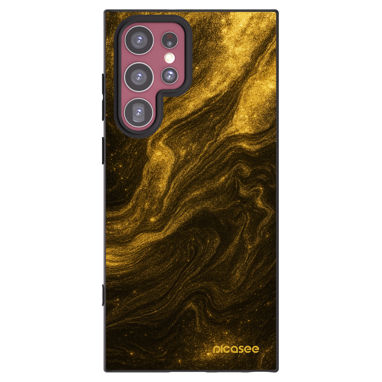 Picasee silikonski črni ovitek za Samsung Galaxy S22 Ultra 5G - Black