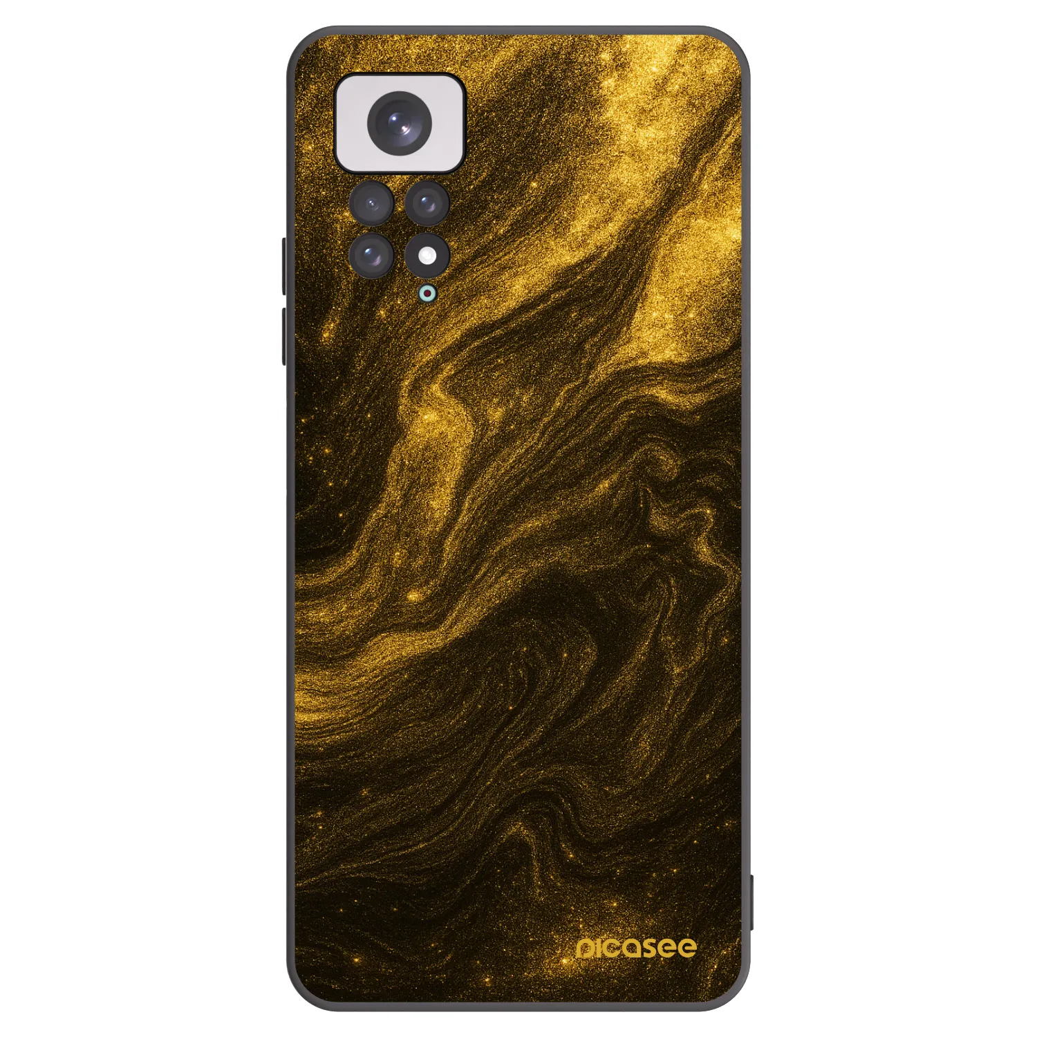 Picasee silikonski črni ovitek za Xiaomi Redmi Note 11 - Black