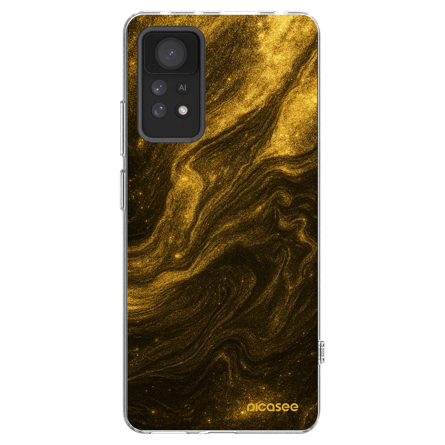 Picasee silikonski prozorni ovitek za Xiaomi Redmi Note 11 Pro - Black