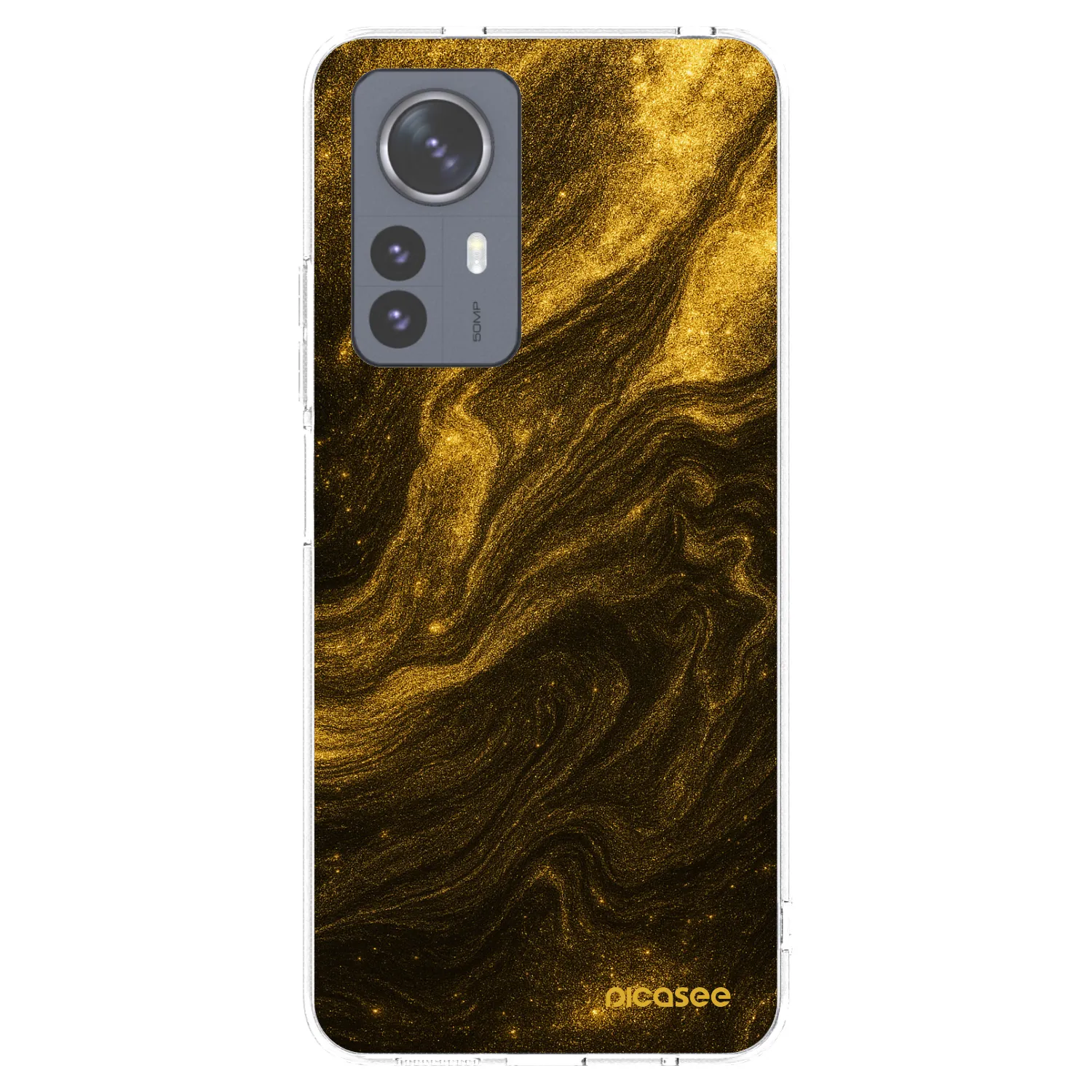 Picasee silikonski prozorni ovitek za Xiaomi 12 Pro - Black