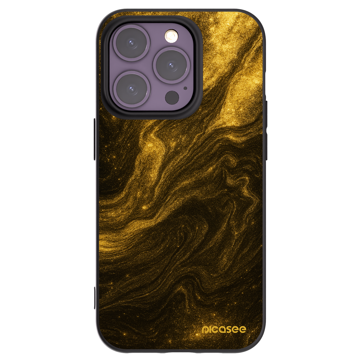 Picasee silikonski črni ovitek za Apple iPhone 14 Pro - Black