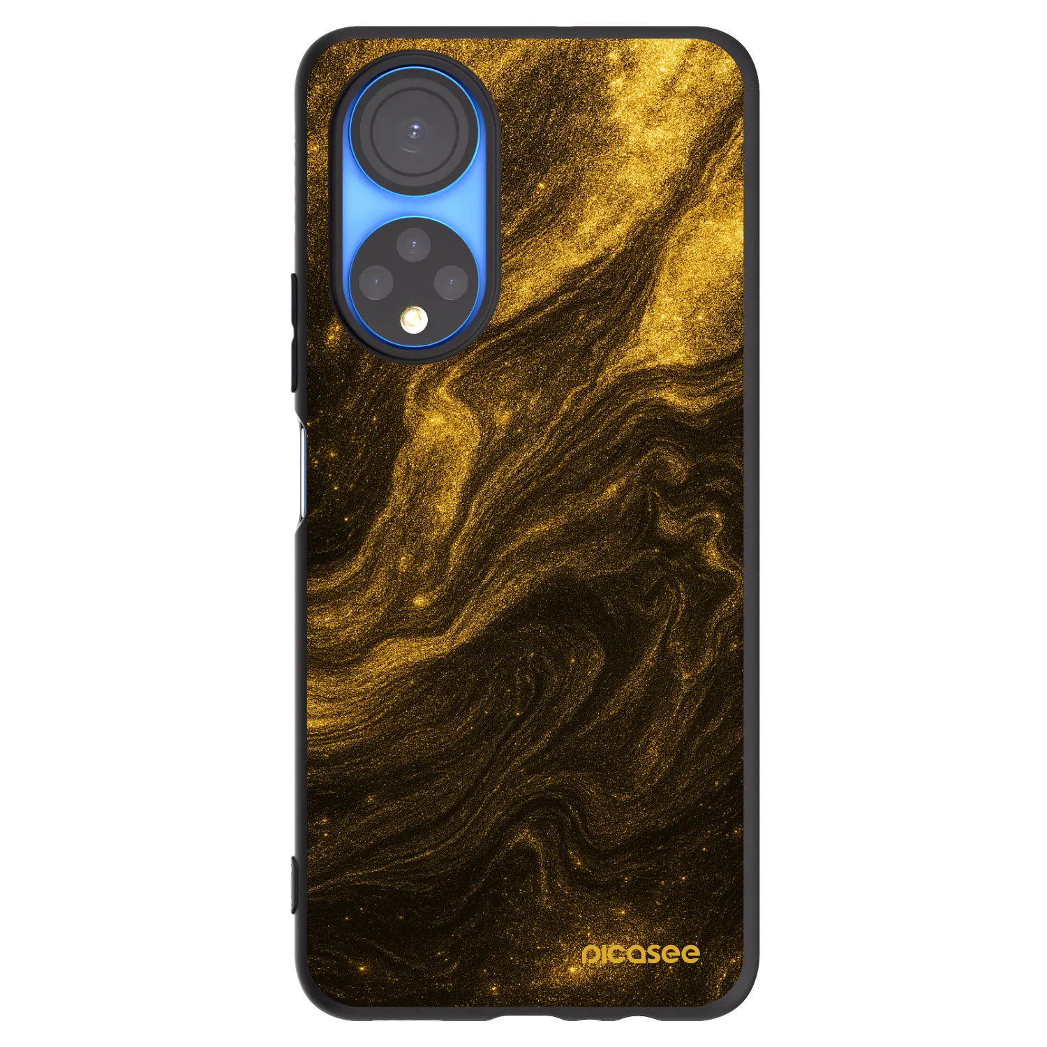 Picasee silikonski črni ovitek za Honor X7 - Black
