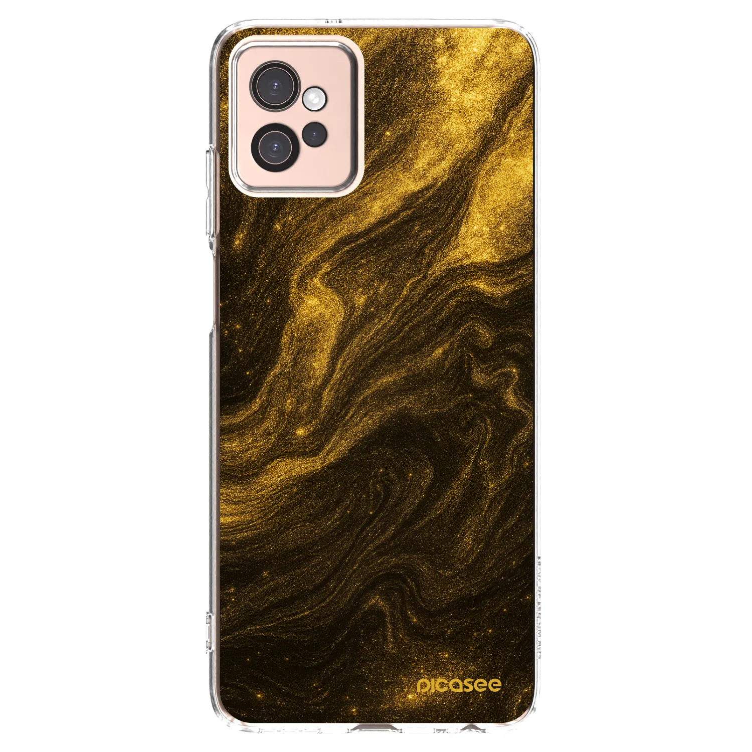 Picasee silikonski prozorni ovitek za Motorola Moto G32 - Black