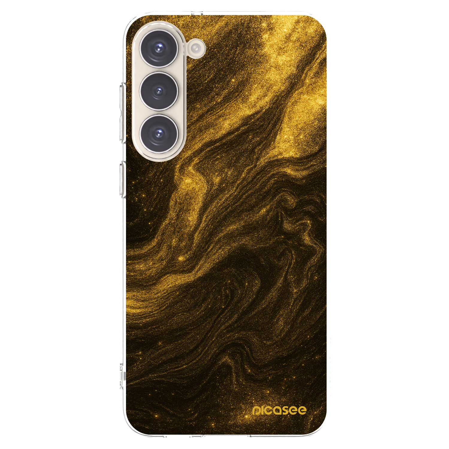 Picasee silikonski prozorni ovitek za Samsung Galaxy S23+ 5G - Black