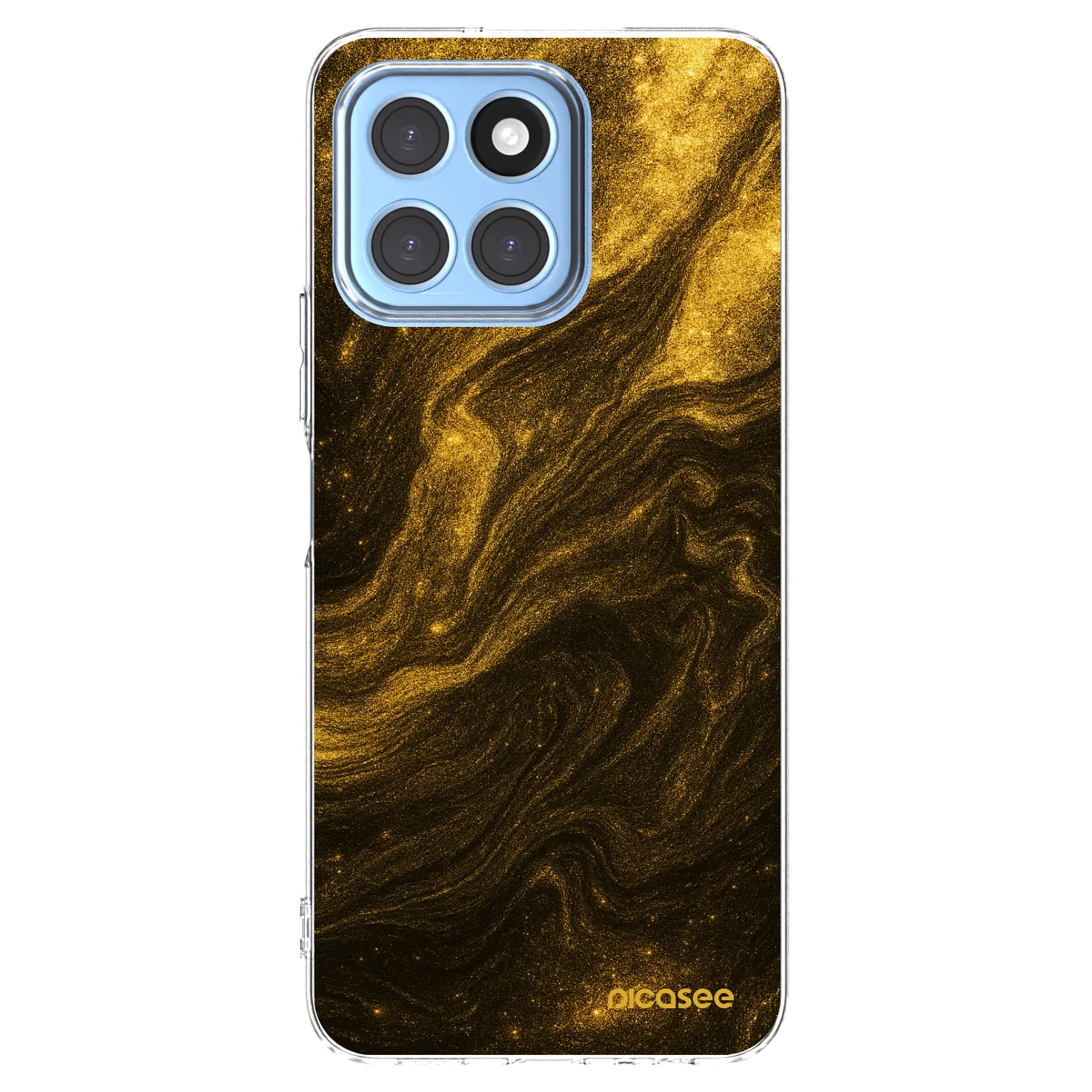 Picasee silikonski prozorni ovitek za Honor X6 - Black