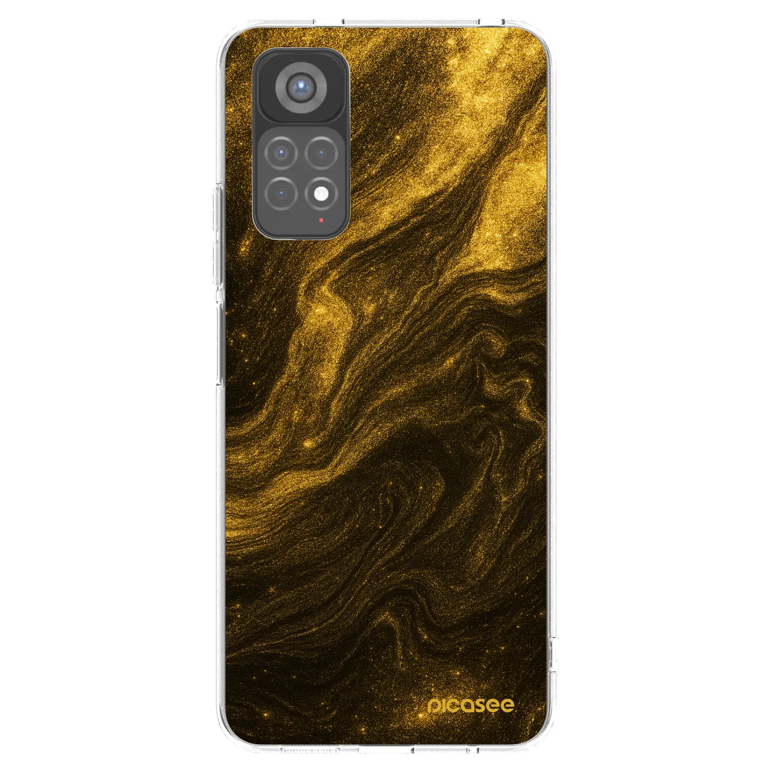 Picasee silikonski prozorni ovitek za Xiaomi Redmi Note 11S 5G - Black