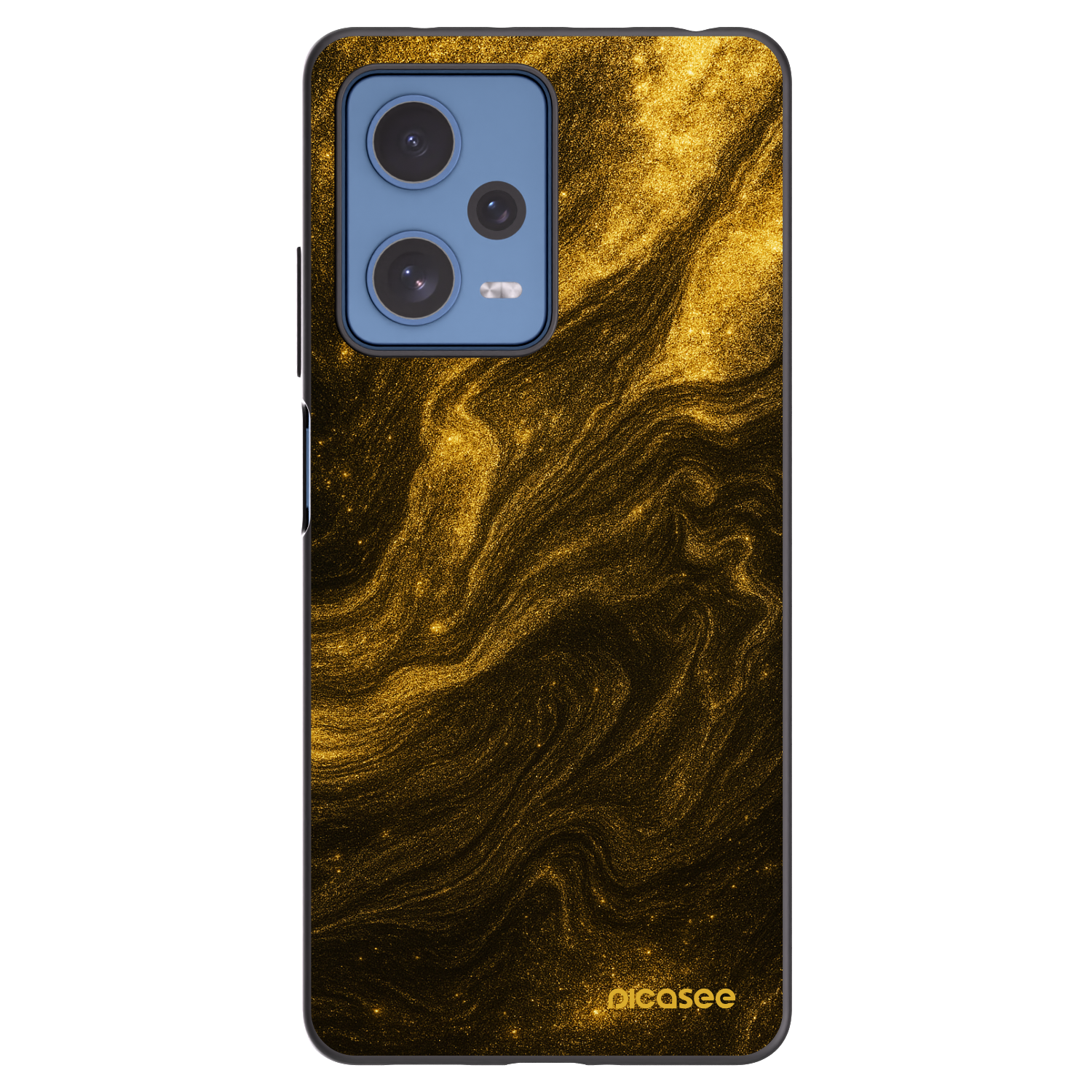 Picasee silikonski črni ovitek za Xiaomi Redmi Note 12 Pro 5G - Black
