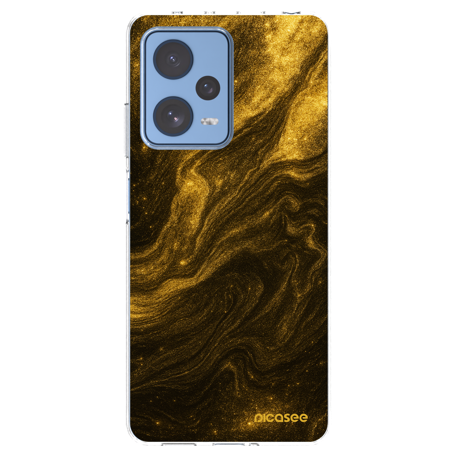Picasee silikonski prozorni ovitek za Xiaomi Redmi Note 12 Pro 5G - Black
