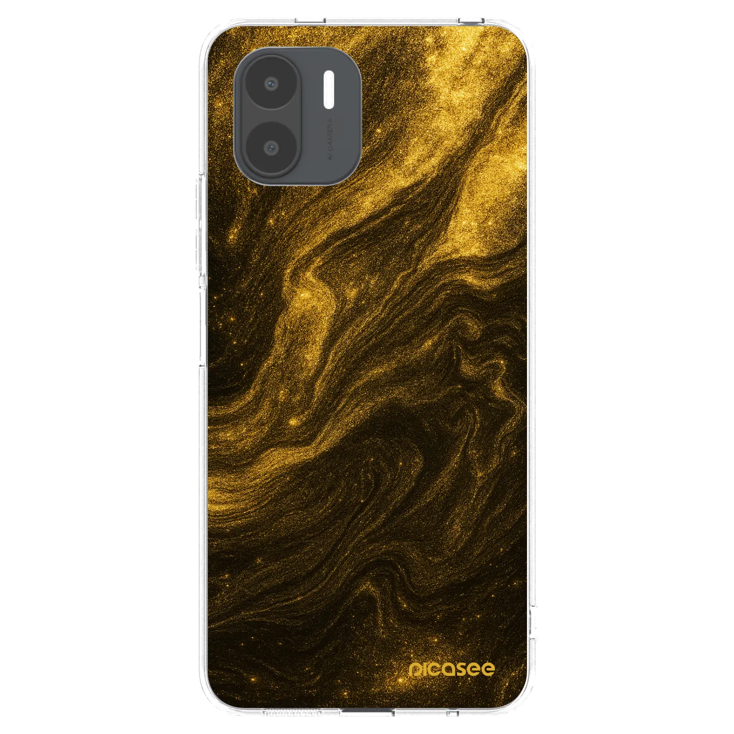 Picasee silikonski prozorni ovitek za Xiaomi Redmi A2 - Black