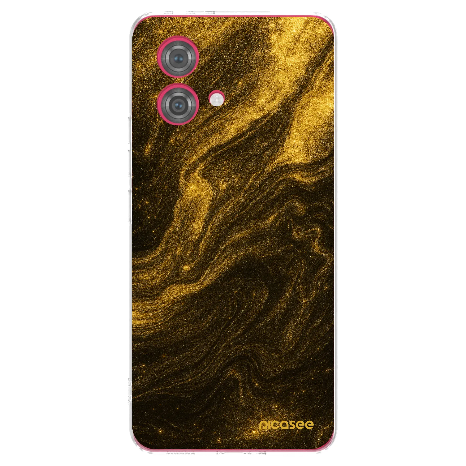 Picasee silikonski prozorni ovitek za Motorola Moto G84 5G - Black