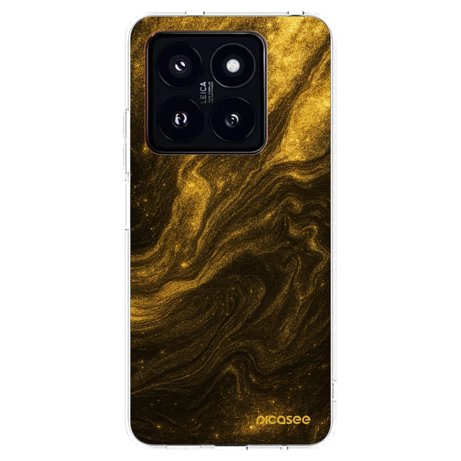 Picasee silikonski prozorni ovitek za Xiaomi 14 Pro - Black