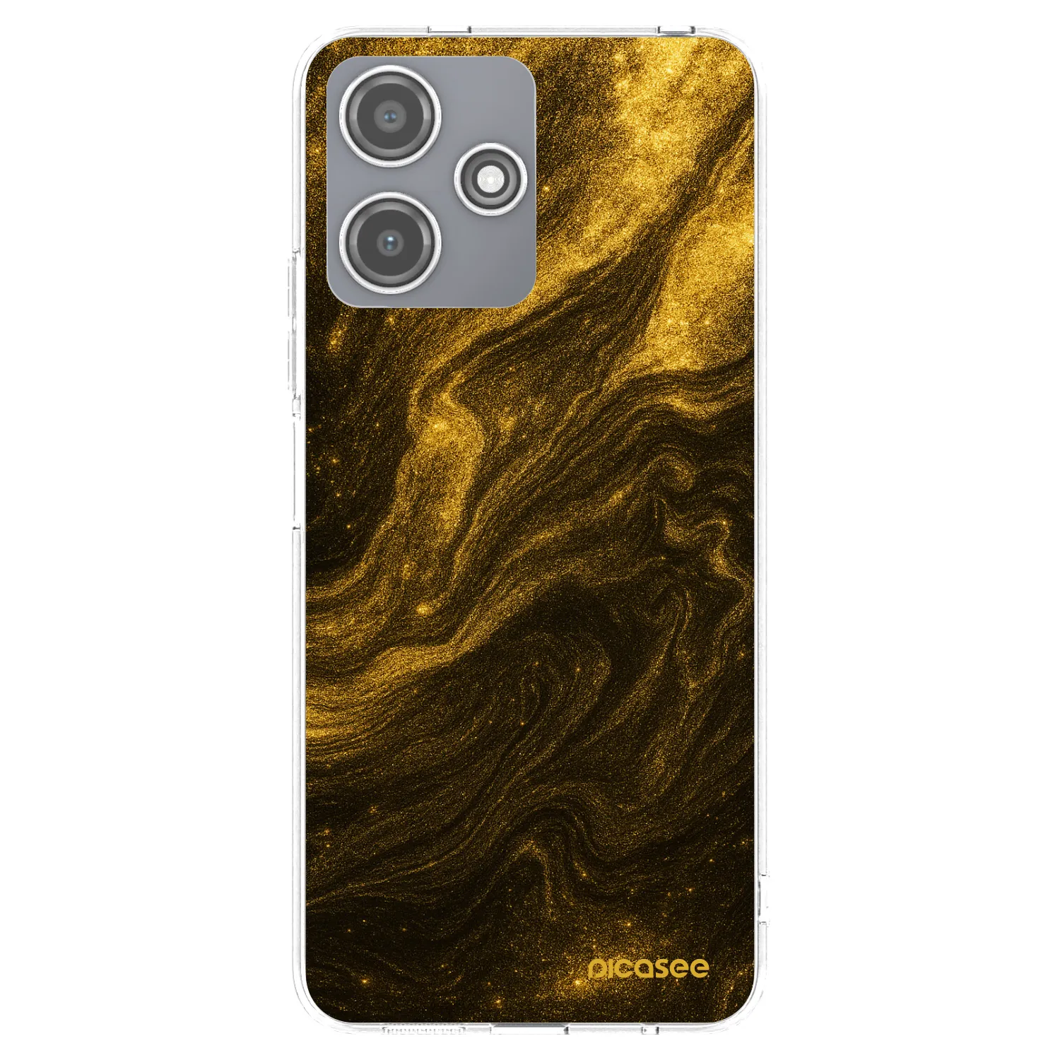 Picasee silikonski prozorni ovitek za Xiaomi Redmi 12 5G - Black