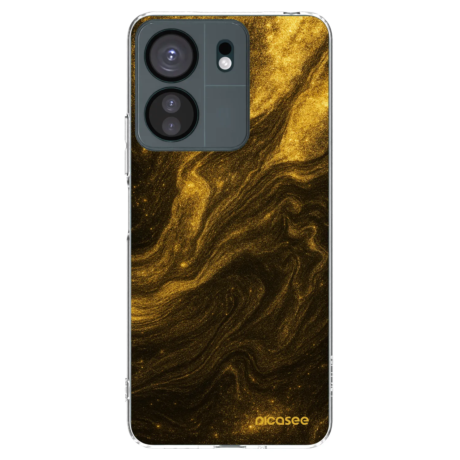 Picasee silikonski prozorni ovitek za Xiaomi Redmi 13C 4G - Black