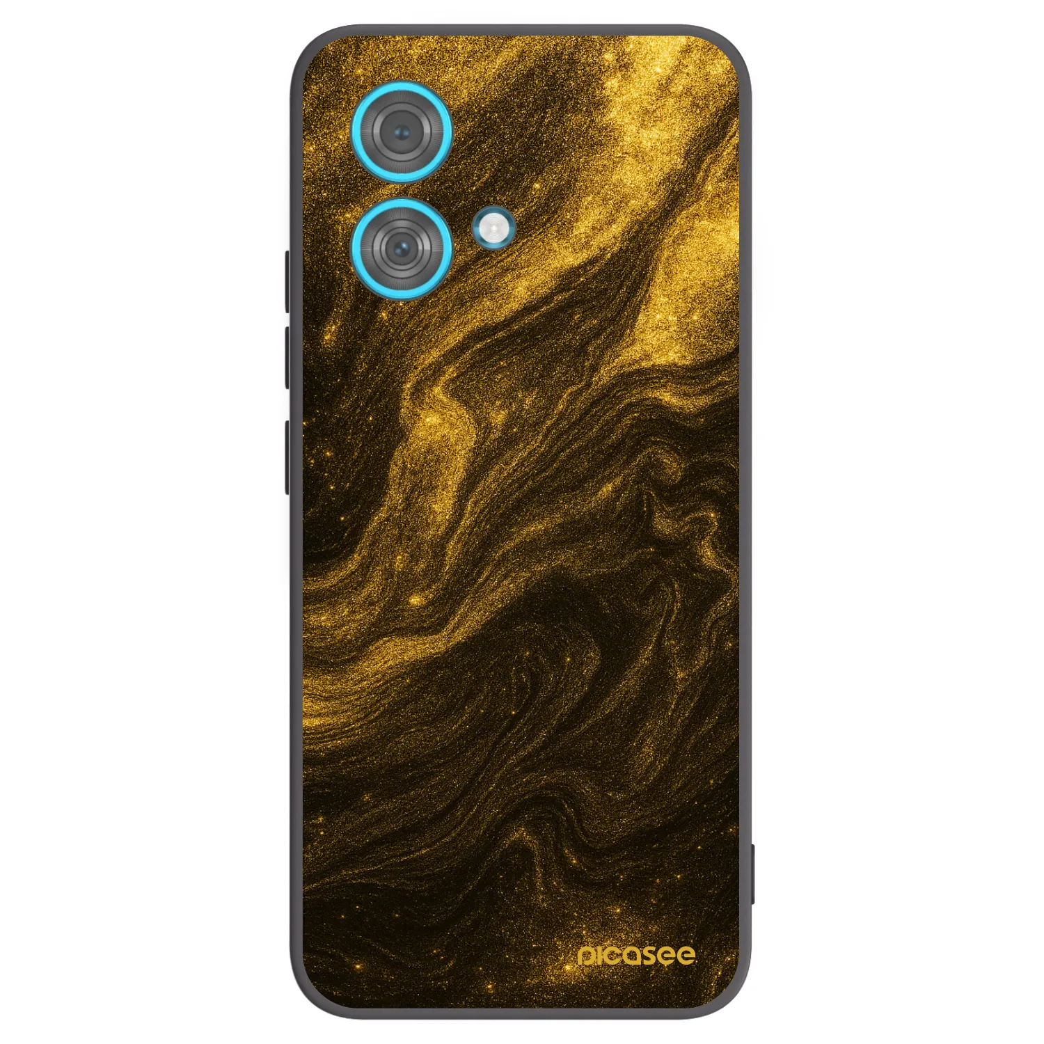 Picasee silikonski črni ovitek za Motorola Edge 40 Neo - Black