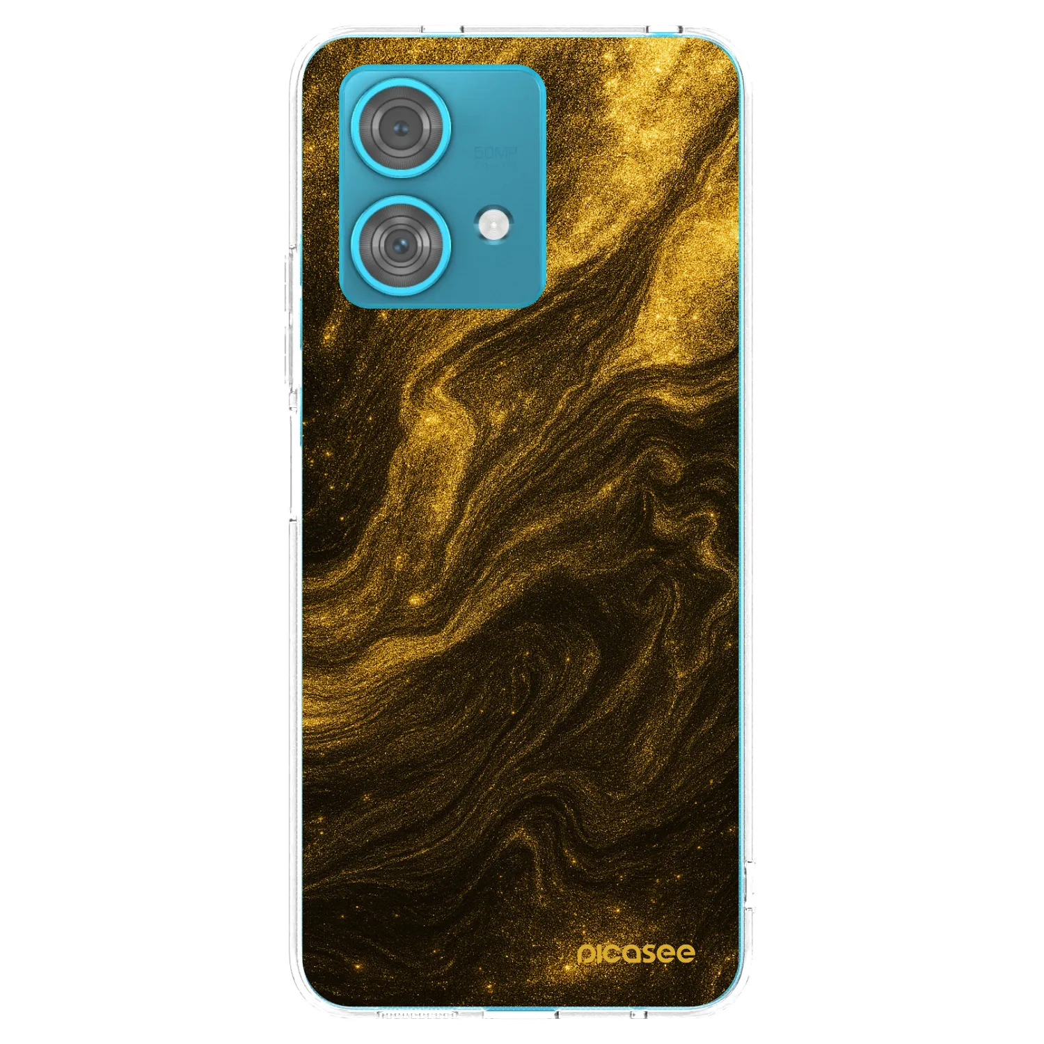 Picasee silikonski prozorni ovitek za Motorola Edge 40 Neo - Black