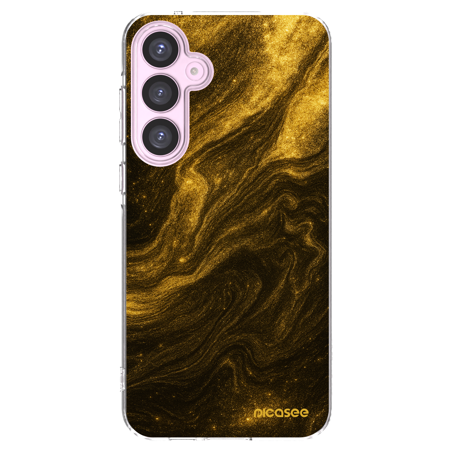 Picasee silikonski prozorni ovitek za Samsung Galaxy A55 5G A556B - Black