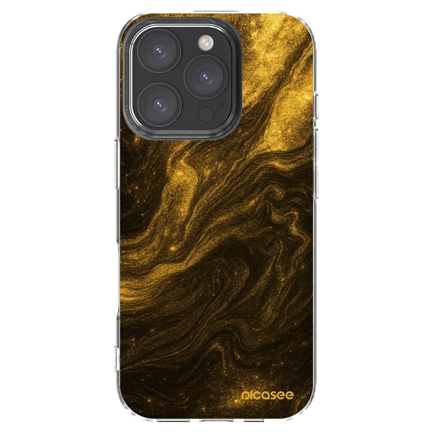 Picasee silikonski prozorni ovitek za Apple iPhone 16 Pro - Black