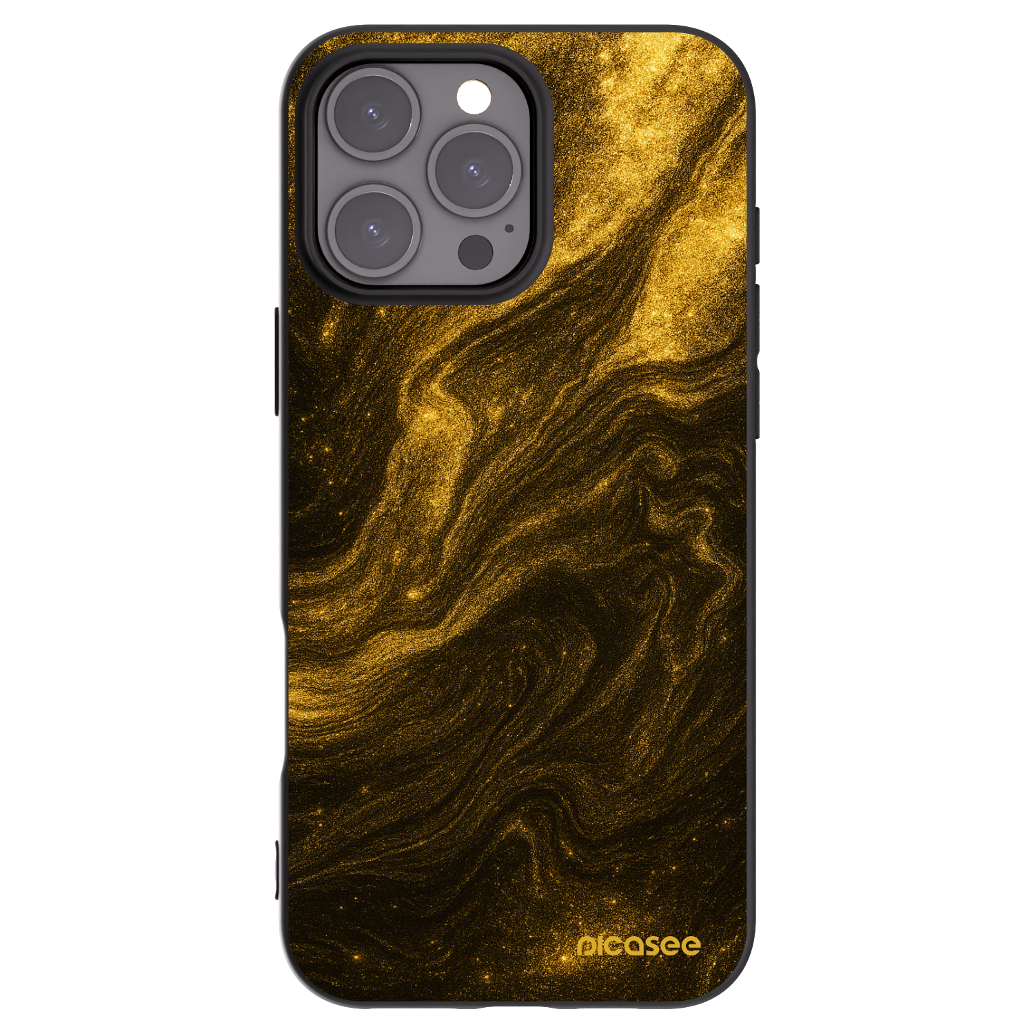 Picasee silikonski črni ovitek za Apple iPhone 16 Pro Max - Black