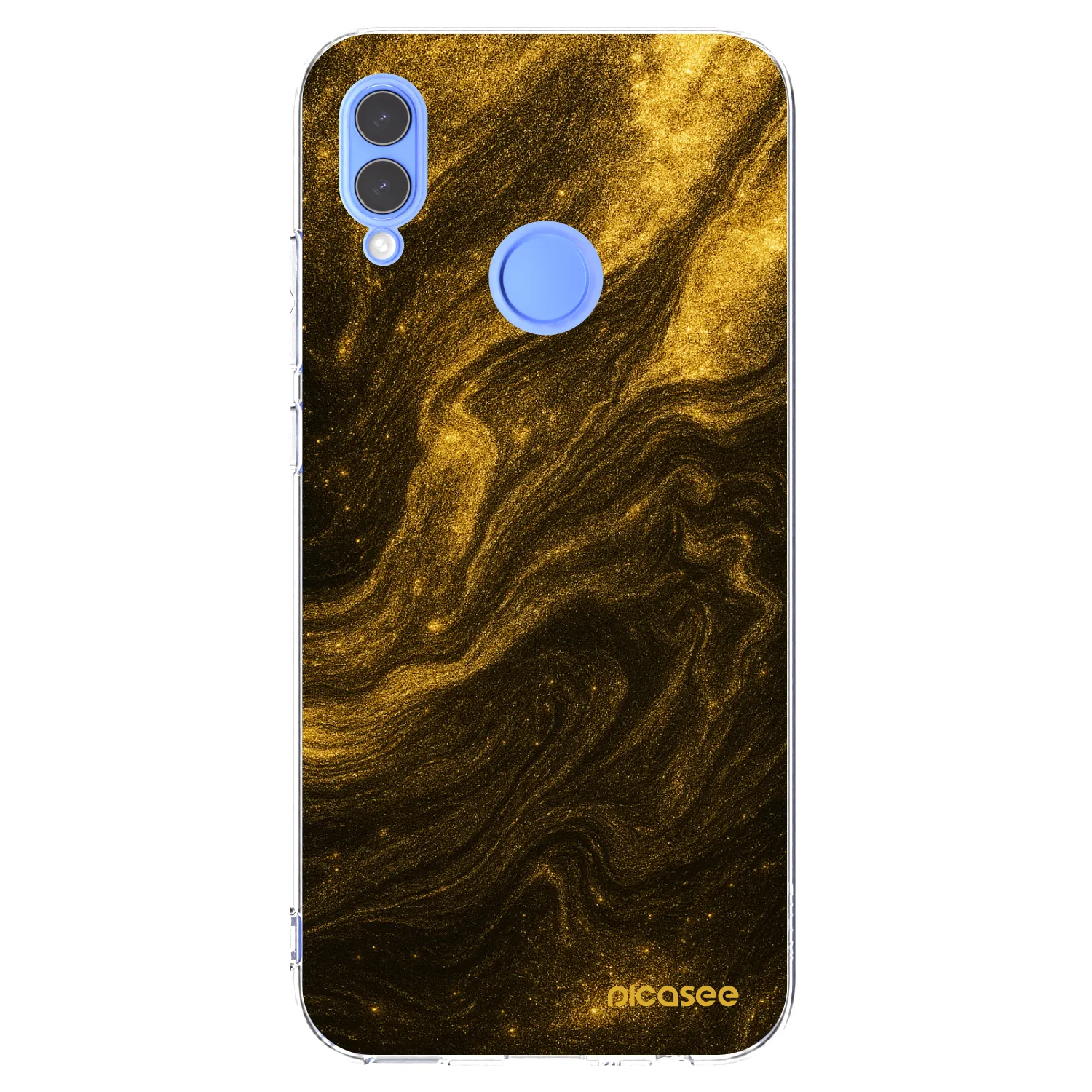 Picasee silikonski prozorni ovitek za Honor 10 Lite - Black