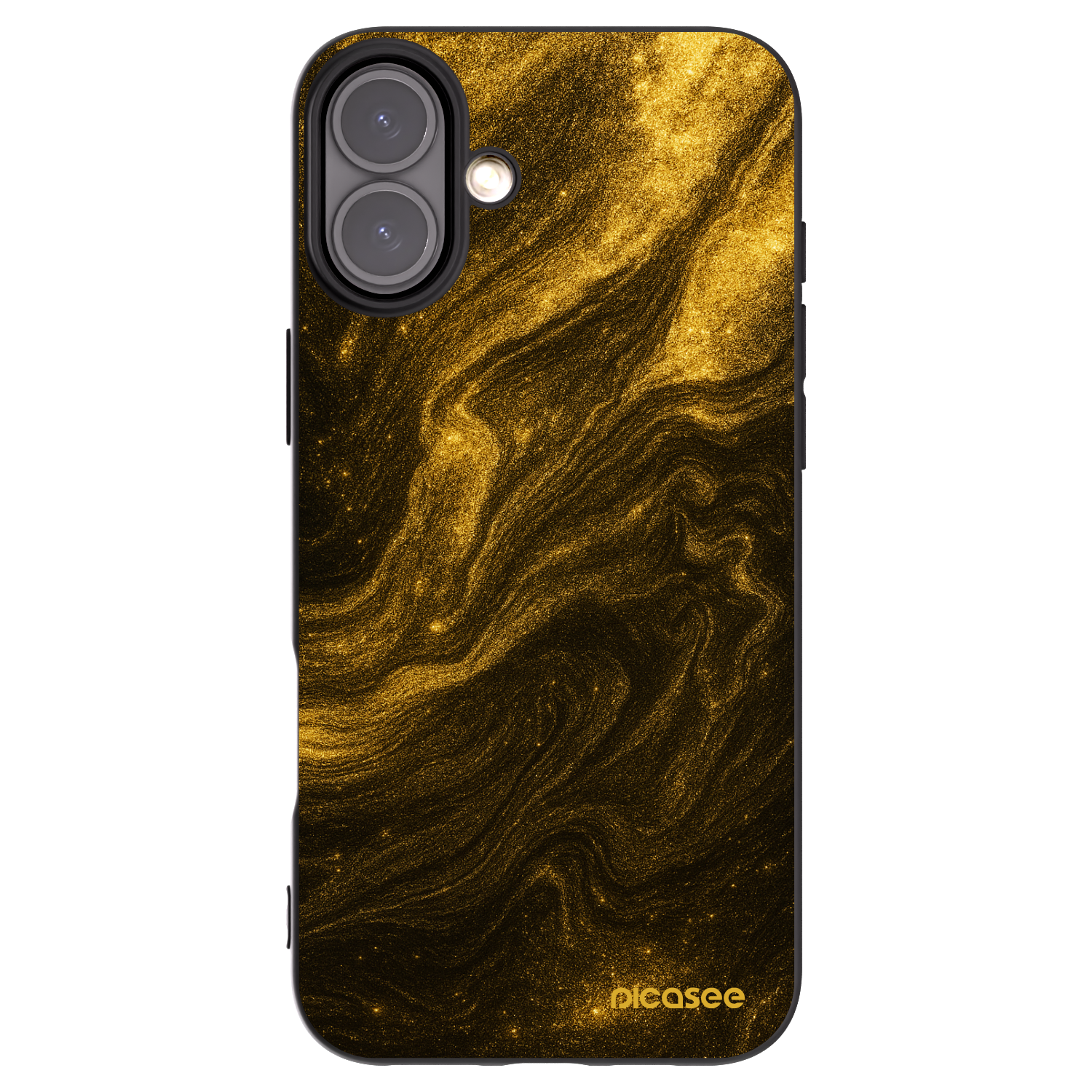 Picasee silikonski črni ovitek za Apple iPhone 16 Plus - Black