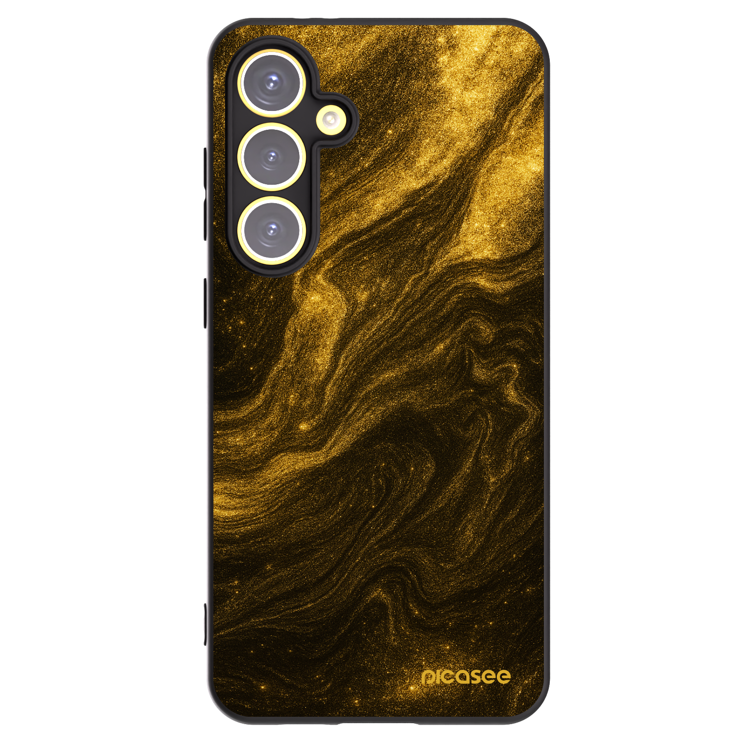 Picasee silikonski črni ovitek za Samsung Galaxy S24 FE S721B - Black