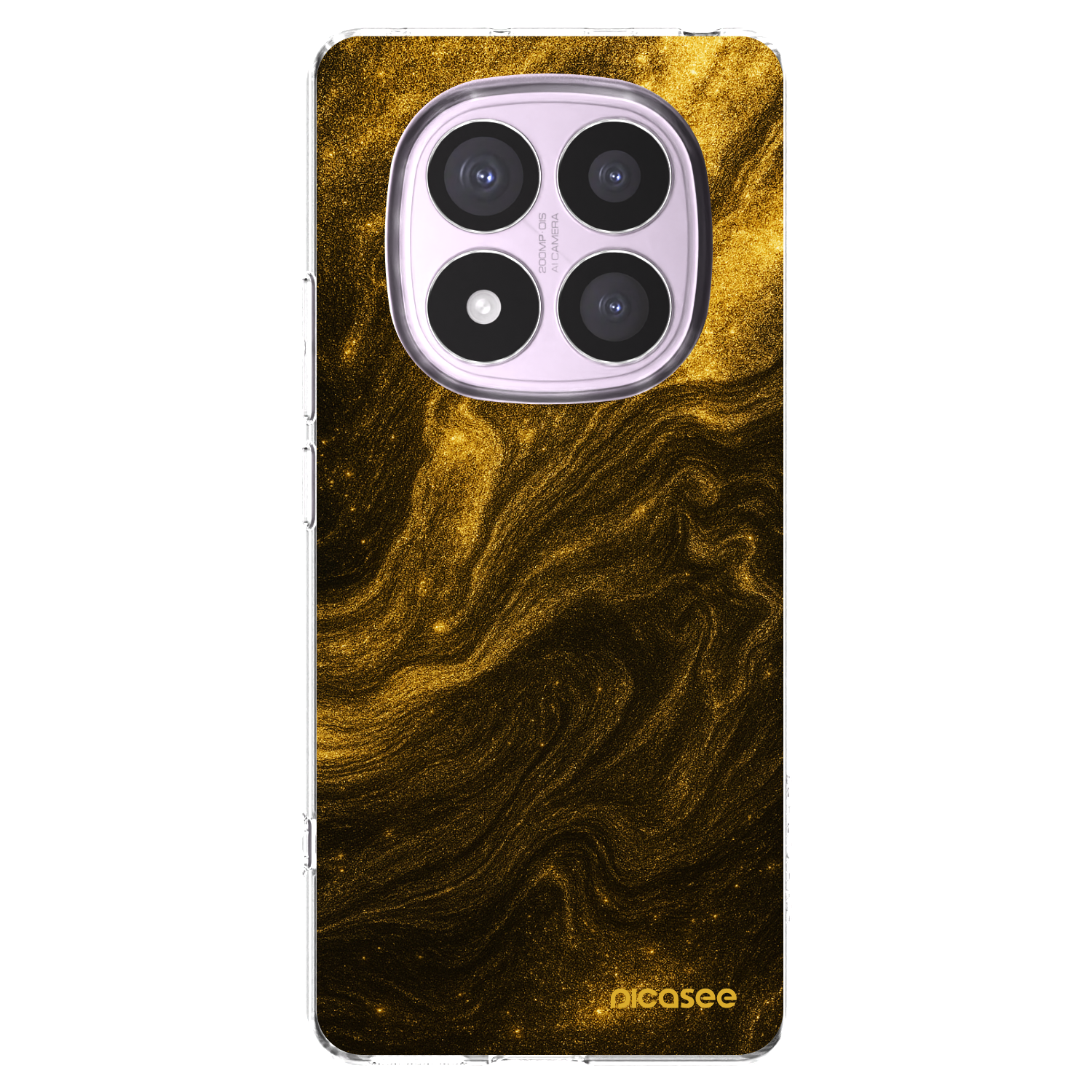 Picasee silikonski prozorni ovitek za Xiaomi Redmi Note 14 Pro 5G - Black