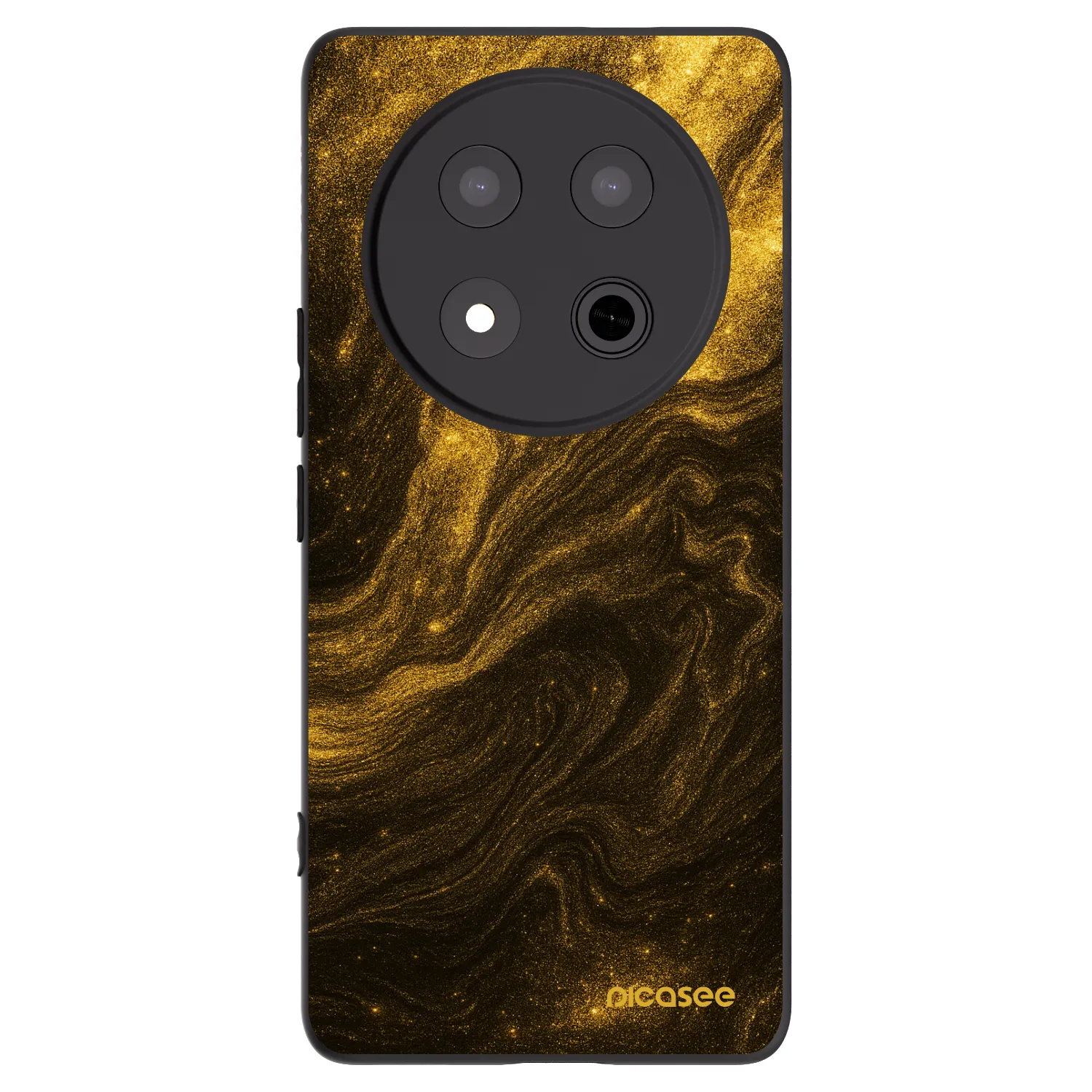 Picasee silikonski črni ovitek za Honor Magic7 Lite 5G - Black