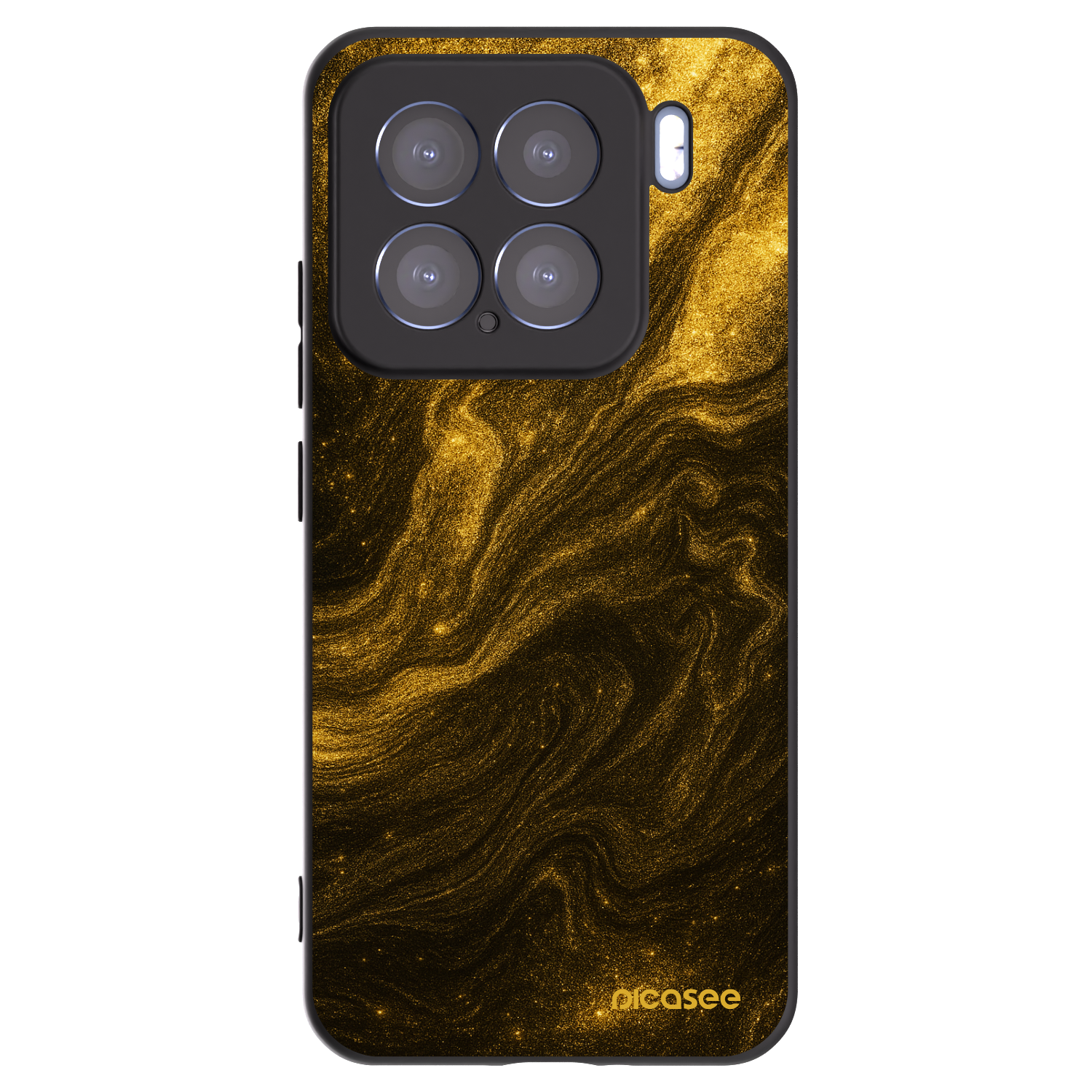 Picasee silikonski črni ovitek za Xiaomi 15 - Black