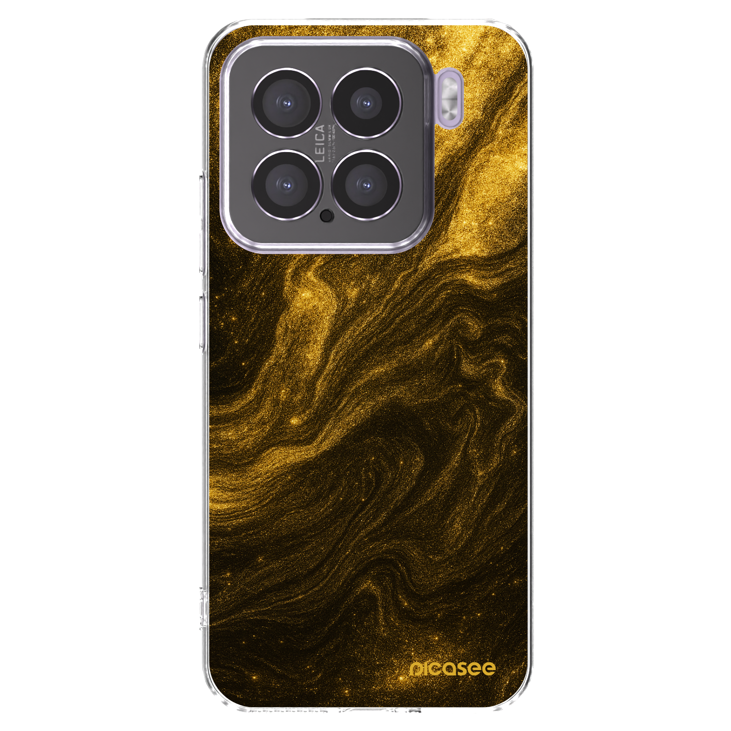 Picasee silikonski prozorni ovitek za Xiaomi 15 - Black