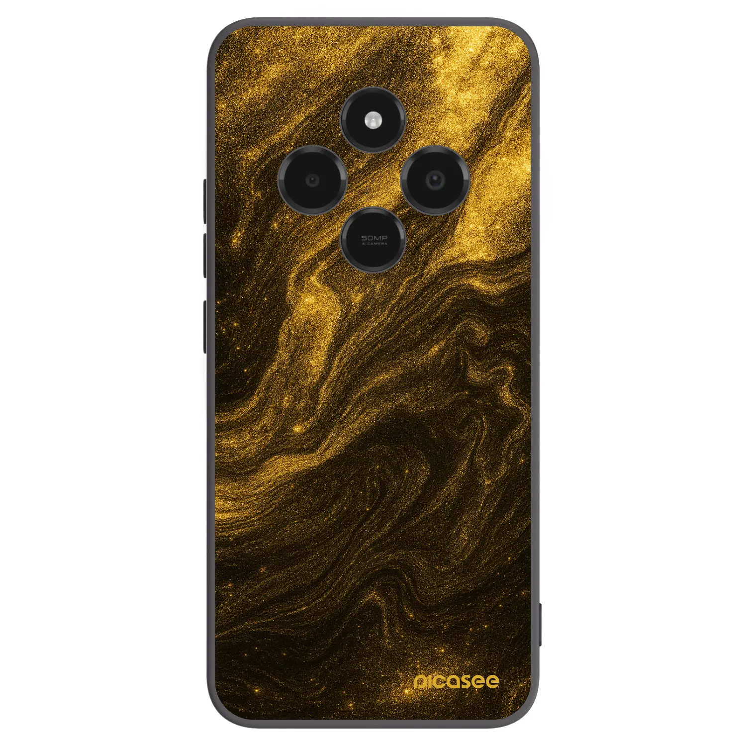 Picasee silikonski črni ovitek za Xiaomi Poco C75 - Black