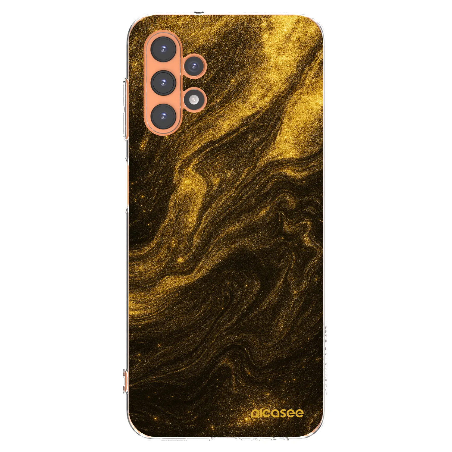 Picasee silikonski prozorni ovitek za Samsung Galaxy A13 5G - Black