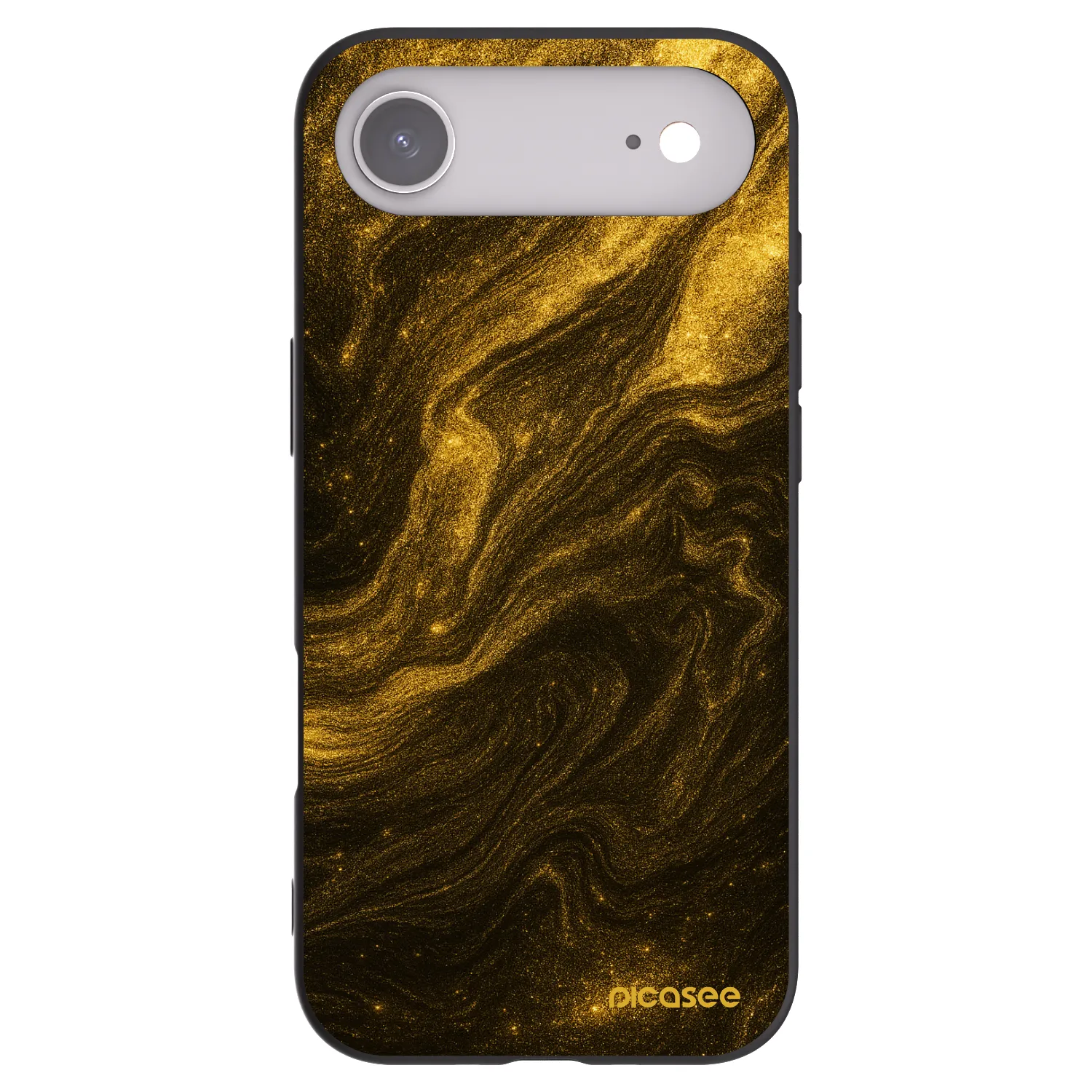 Picasee silikonski črni ovitek za Apple iPhone Air - Black