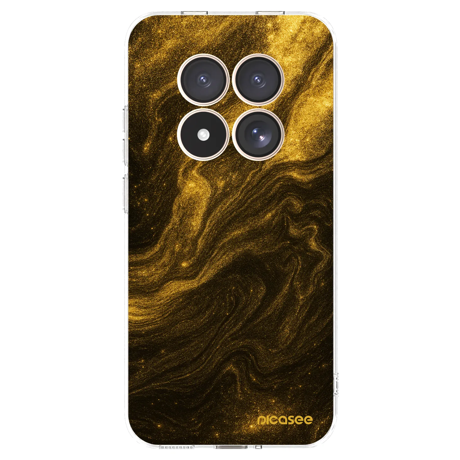 Picasee silikonski prozorni ovitek za Xiaomi Redmi Note 15 Pro 4G - Black