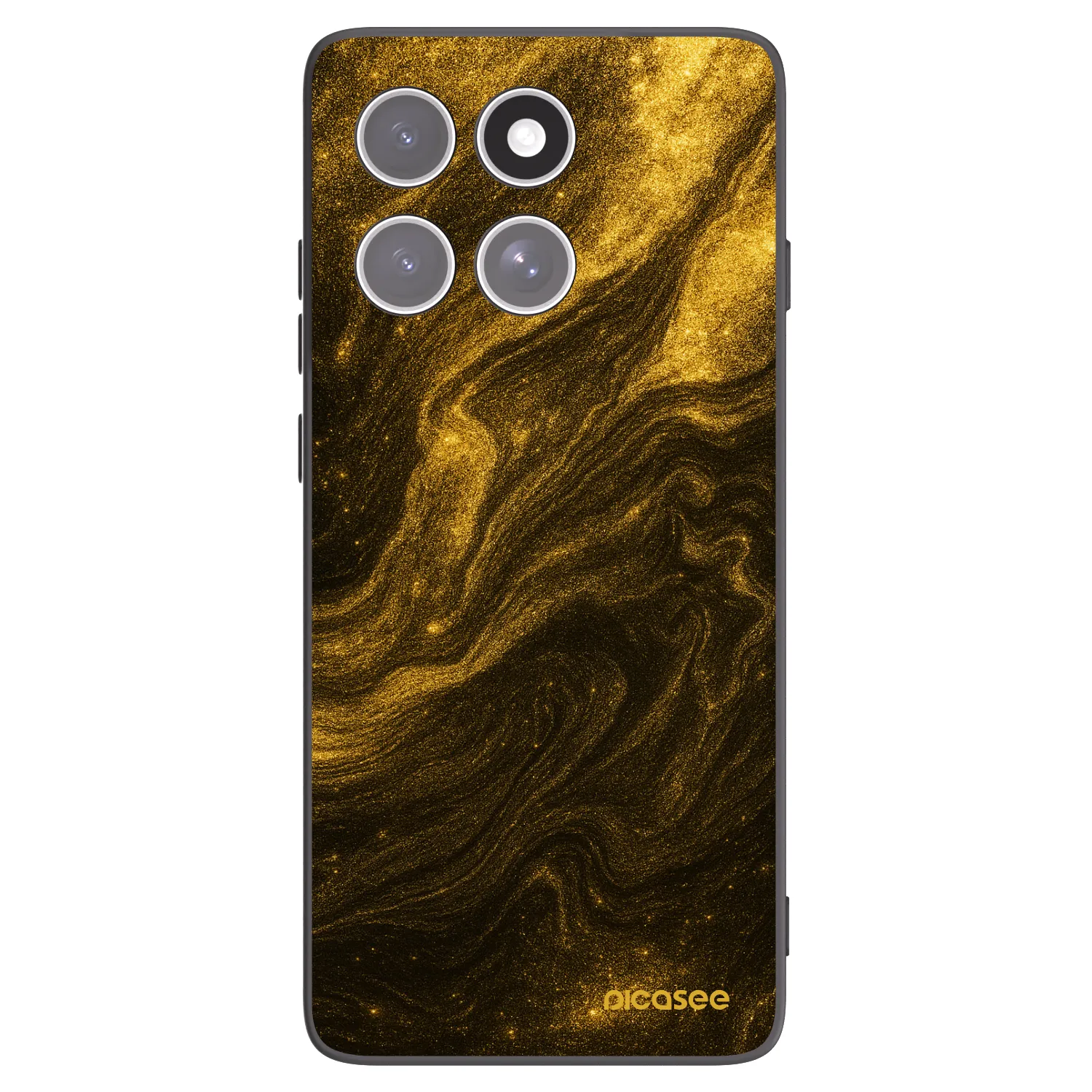 Picasee silikonski črni ovitek za Motorola Edge 60 Fusion - Black