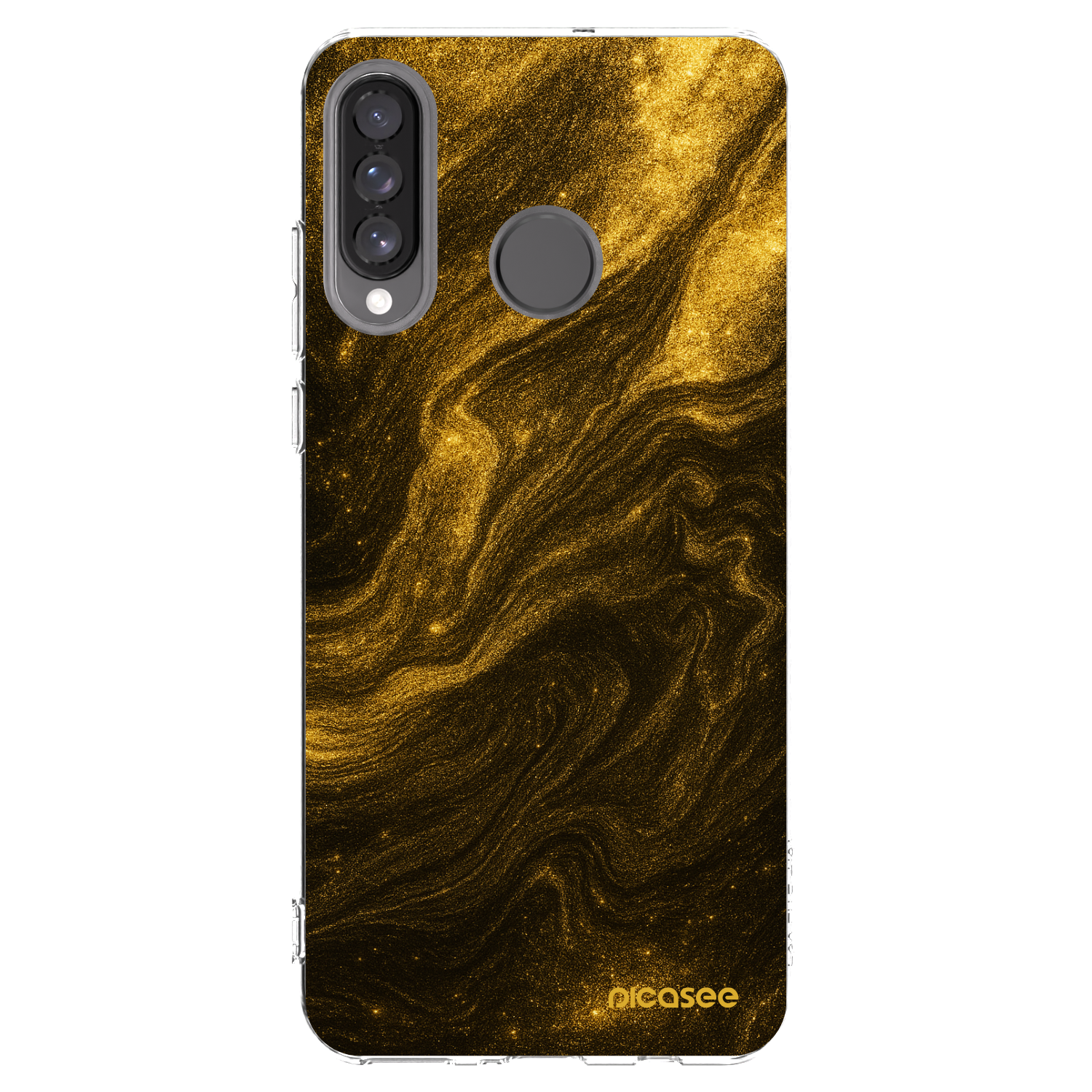 Picasee silikonski prozorni ovitek za Huawei P30 Lite - Black